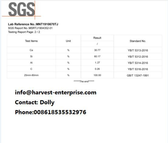 Isticmaalka Silicon Calcium Alloy